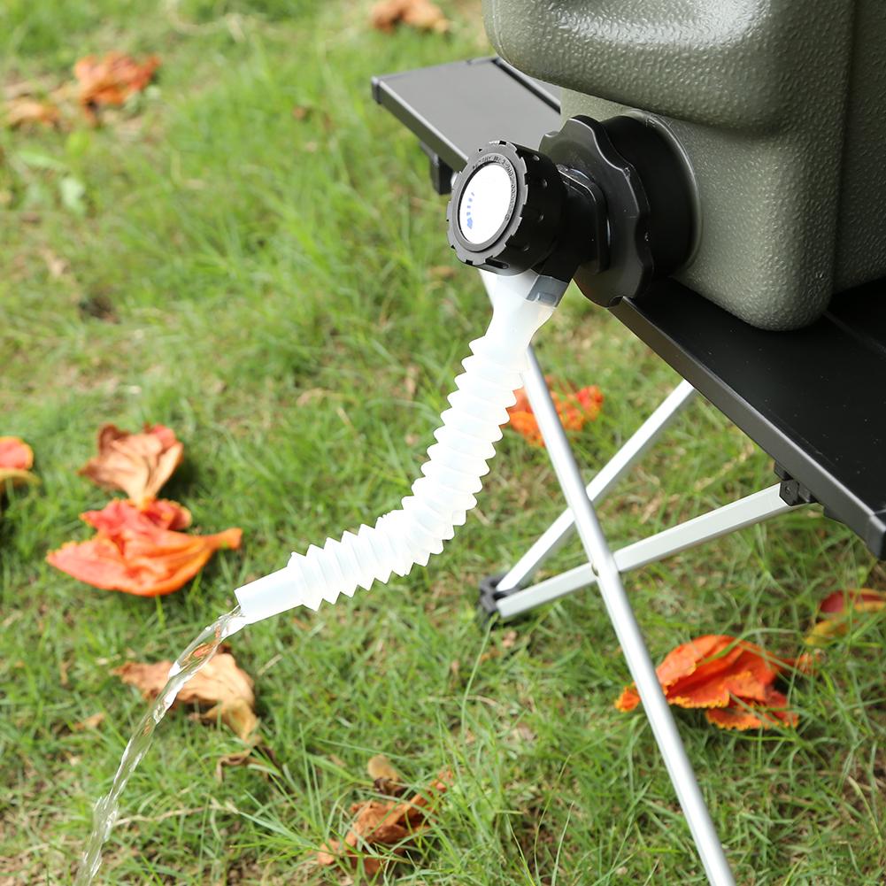 Trinkwasserkanister 10L Wasserbehälter Tragbar Große Kapazität mit Abnehmbarem Hahn Auslaufsicher für Camping Picknick Wandern