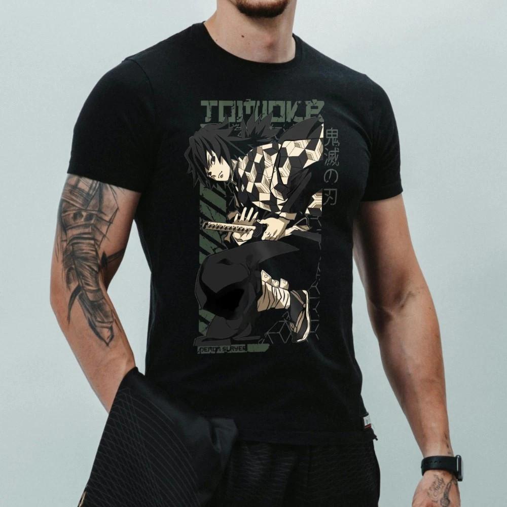 Demon Slayer Giyu Tomioka T-Shirt Anime T-Shirt#6 Unisex T-Shirt S