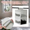 CAPASTEC Storage Hanging Storage Hanging Gray Rack, Rack, Bag, 2-Tier, Space-Saving Rack, Clothes, Accessories, Underwear, Towels, Handkerchiefs,