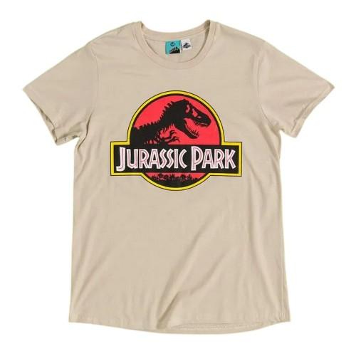Jurassic Park Womens/Ladies Classic Logo Fitted T-Shirt