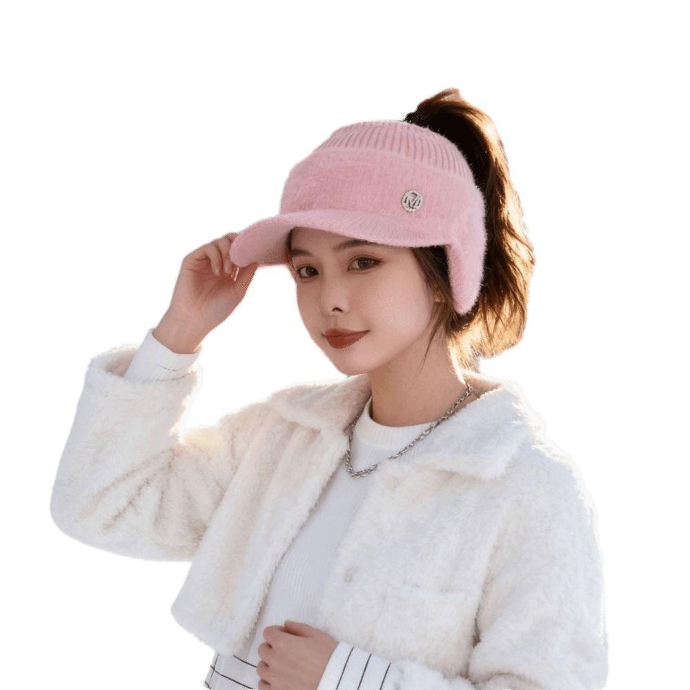 Thickened Winter Hat Warm Baseball Cap Casual Knitted Hat Outdoor