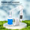 Rechargeable Outdoor Shower Head Sprayer with Digital Display 4000mAh Rechargeable Shower Pump for Camping Hiking Traveling