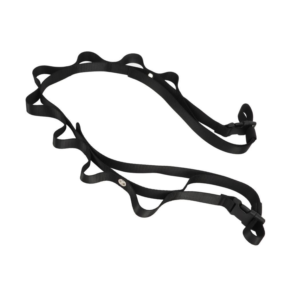 Heavy Duty Lanyard Portable Strong Suture Black Nylon Camping Clothesline Lanyard for Car Outdoor