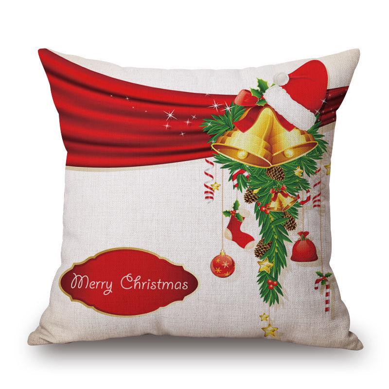 Classic Merry Christmas Xmas Gift Designed Throw Pillow Case Cover Cushion 18 X 18 Inch Ideal For Holiday Cheer And Comfort