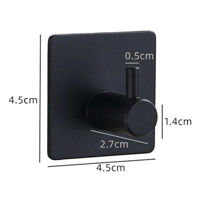 Stainless Steel Silver Bathroom Hardware Set Towel Rack Toilet Paper Holder Towel Bar Hook Multifunctional Bathroom Accessories