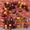 Halloween Balloon Arch Set Halloween Balloon Party Background Decoration Aluminum Film Latex Balloon Set