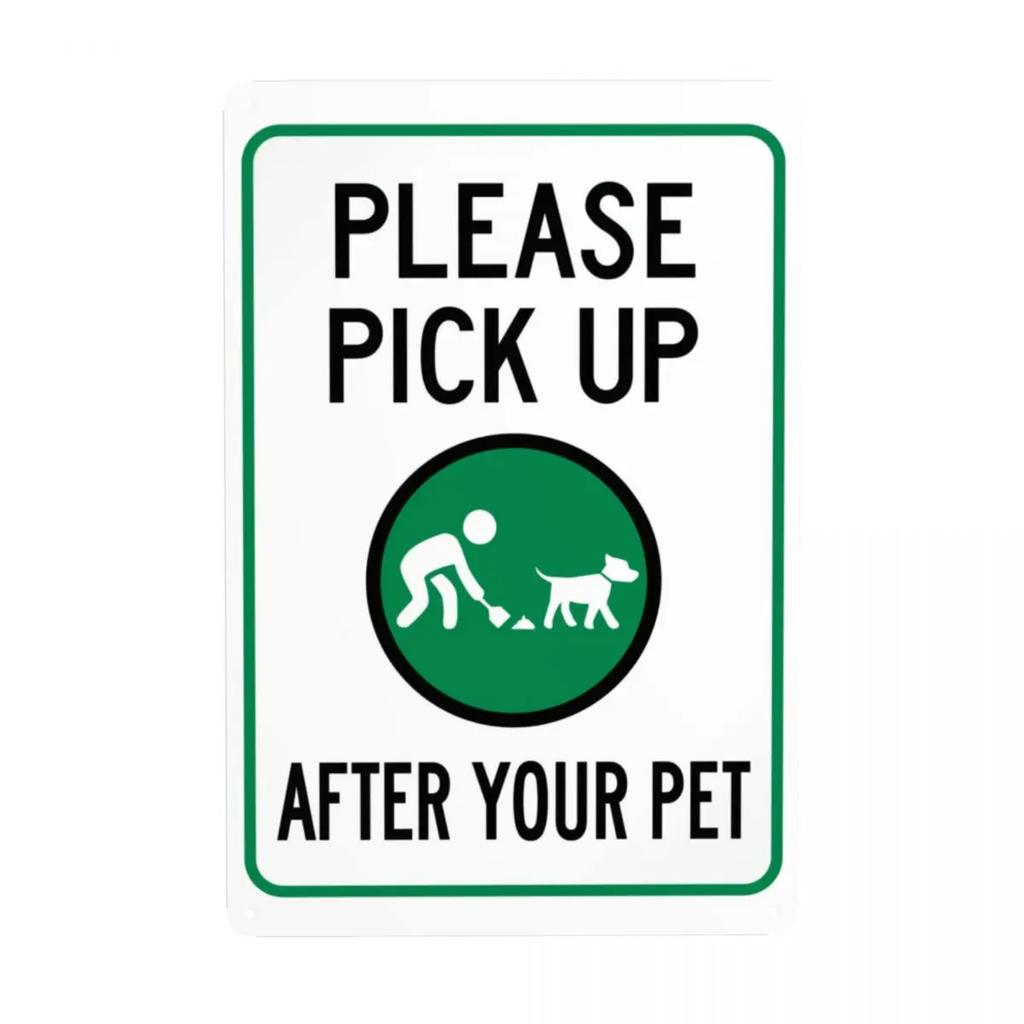 Keine Hunde erlaubt Metall Zinn Zeichen Retro kein Hund Poop Zeichen Zinn dekorative Zeichen Plaketten Club Cafe Restaurant