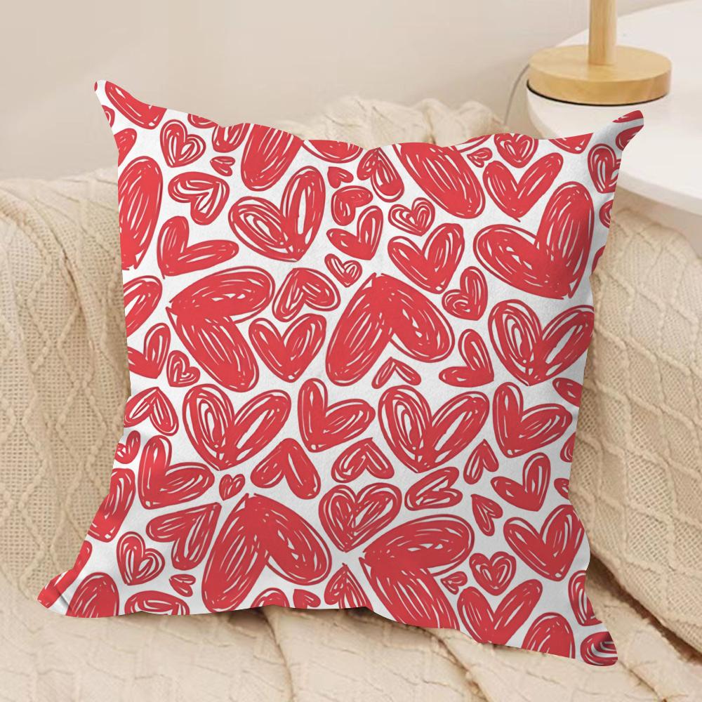 Gift for Lover Cushion Cover Pillowcase Ultra Soft Skin Friendly Fabric Cloud Like Comfort Concealed Zipper