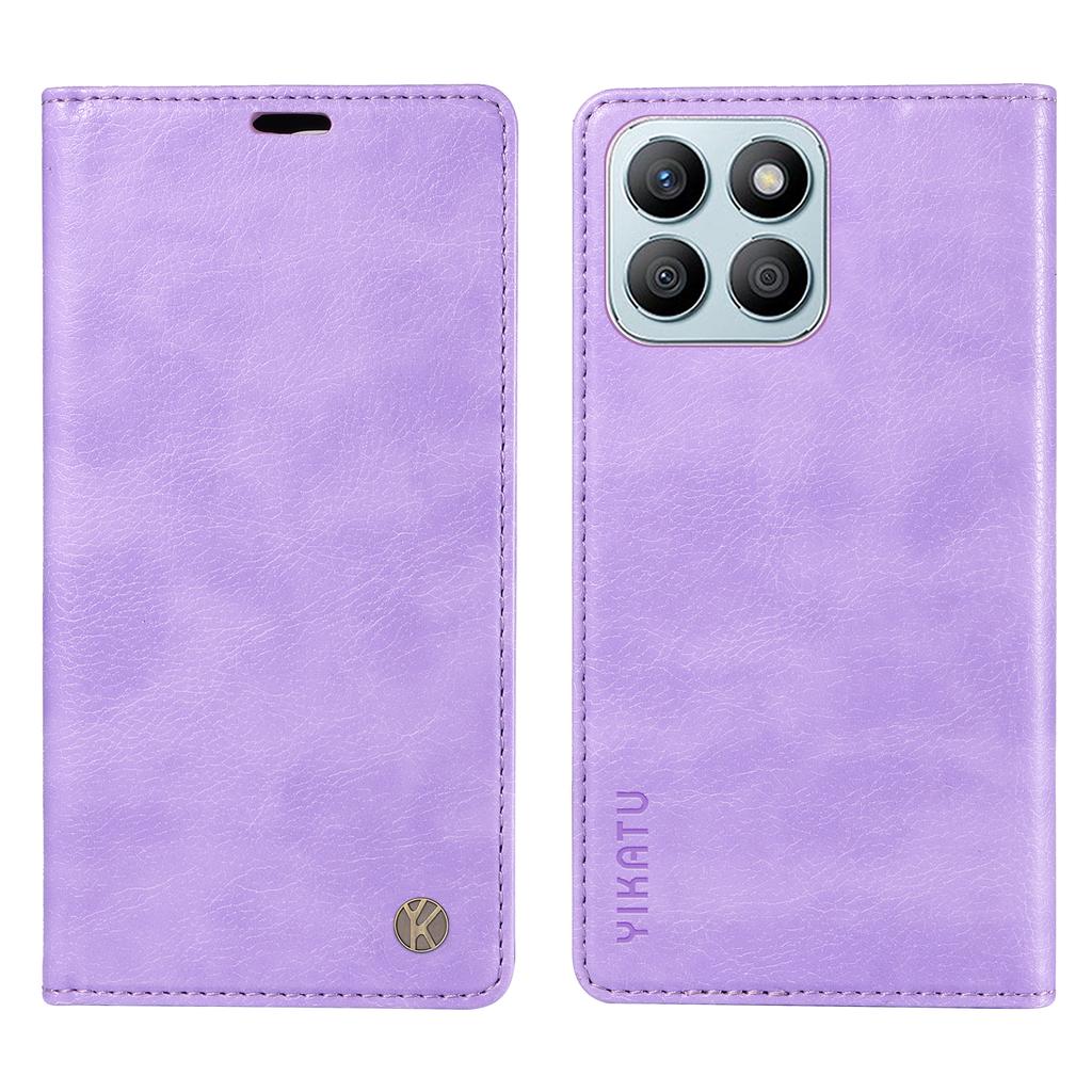 YIKATU YK-006 For Honor X8b 4G Magnetic Case Litchi Texture Stand Phone Cover