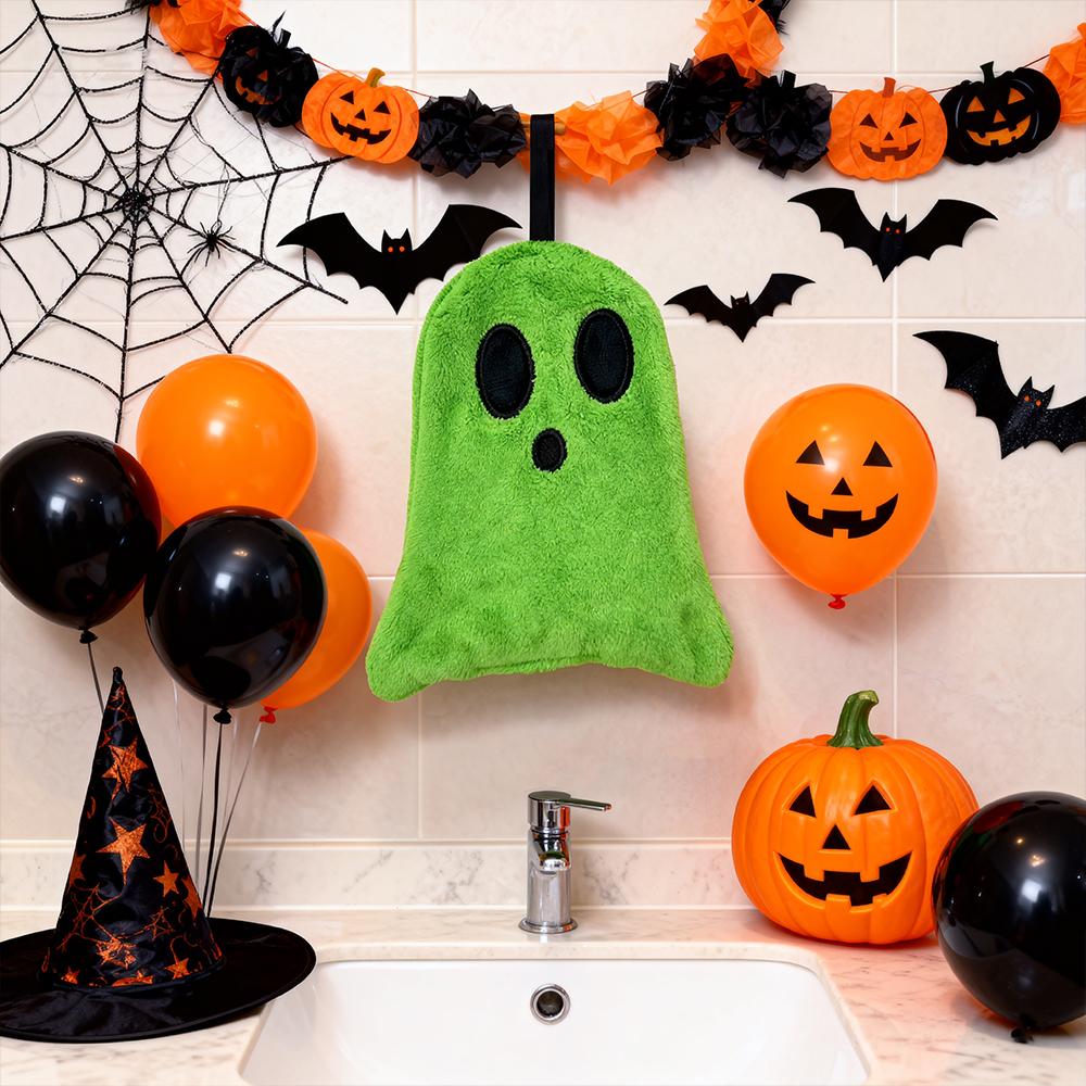Halloween Hand Towels, Cute Bathroom Hanging Soft Absorbent Towels Suitable for Home, Kitchen, Tea Towel, Halloween Gift.