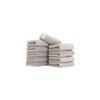Towel Research Institute Air Softness 027 Face Towel Dark Gray 10-Pack Fluffy Soft Medium Thickness