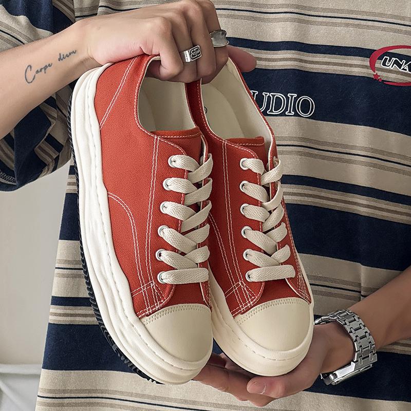 Canvas-Sneaker mit dicker Sohle im gleichen Stil für Männer und Frauen Frühjahr/Sommer 2025 Niedrig geschnittene Casual-Sport-Sneaker Zapatos De Hombre