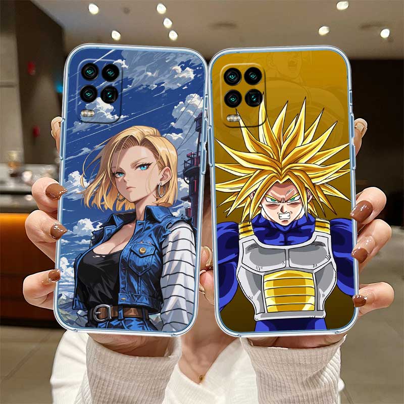 RE27 Dragon Ball Trunks Transparente Handyhülle für Motorola Moto G7 G8 G9 G84 G85 G73 G24 G15 Z2 Play Power Plus