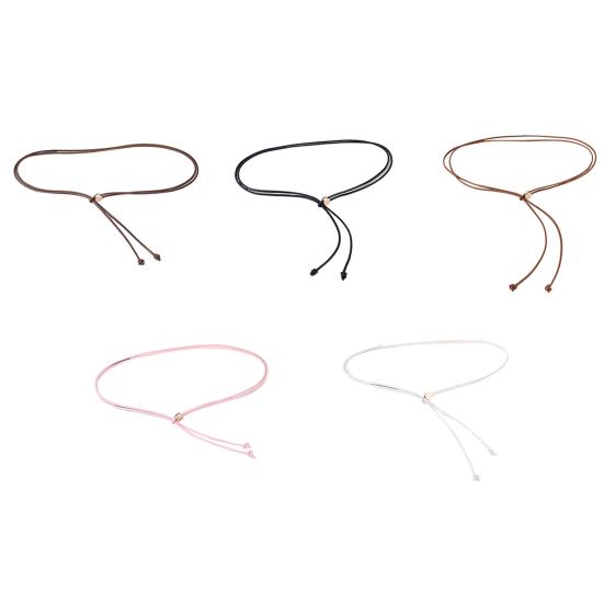 Imitation Women Waist Belt Adjustable Length Leather Belt Fashion Accessory