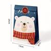 Christmas gift bag gift packaging bag Amazon Santa flat mouth paper bag Christmas Eve apple packaging bag