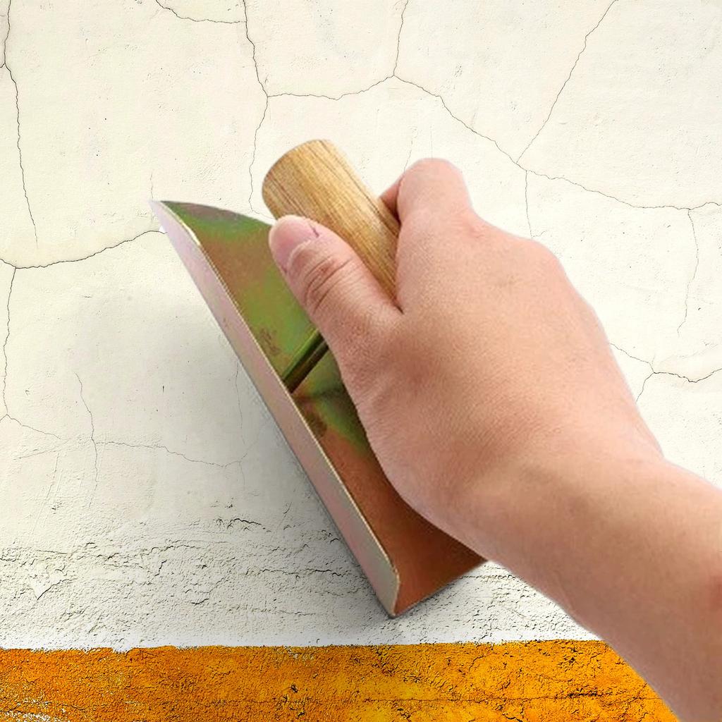 Corner Trowel Masonry Hand Trowel Drywall Finishing Construction Tool Wooden Handle Putty Trowel Small Drywall Corner Tool