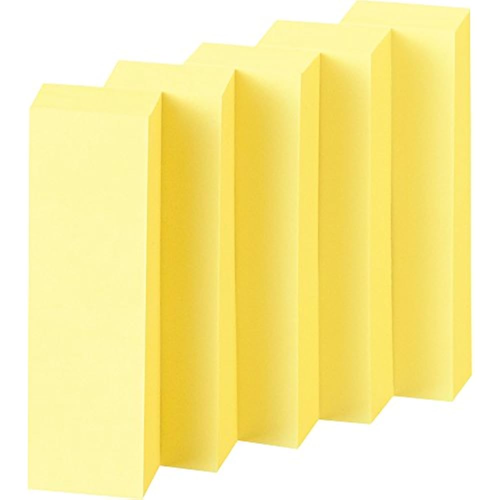 Kokuyo sticky notes, super virtue sticky notes, 50mm x 15mm, 100 sheets x 50 sticks, yellow, K2 M...
