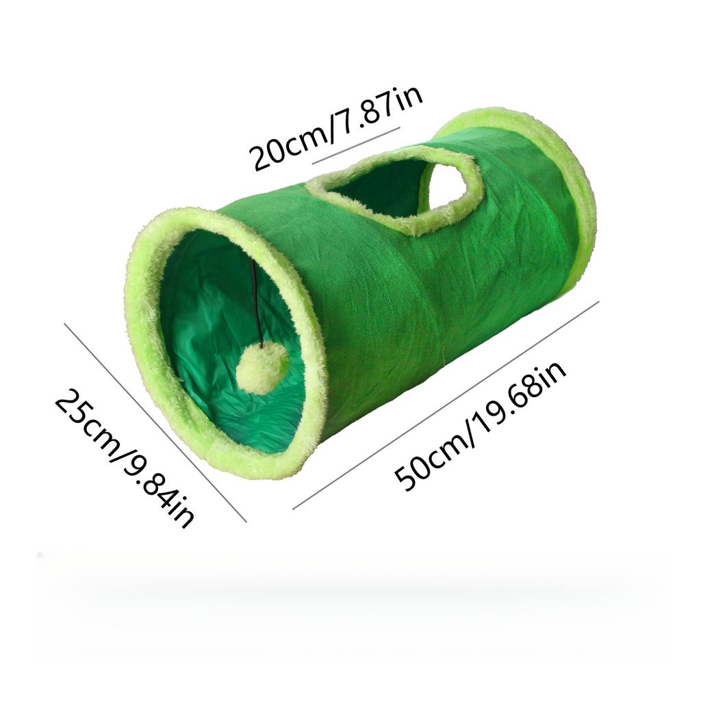 Pet Cat Tunnel Rabbit Passage Cat Rainbow Rolling Dragon Drill Hole Foldable Cat Passage Cat Toy