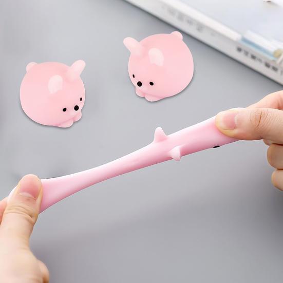 Soft Rabbit Ball Decompression Healing Squeeze Fun Kid Toy Gift Stress Reliever Decor