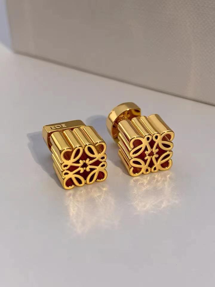 

Высококлассные роскошные маленькие металлические серьги семьи Ло - Уникальный изысканный дизайн