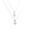 European-style Single Diamond Pendant Necklace - Women's Fashion Clavicle Chain with Elegant, Minimalist Design