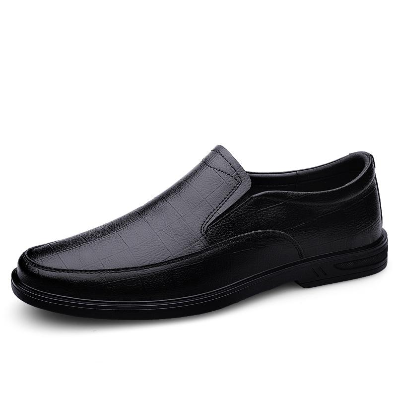 

Роскошные мужские туфли из натуральной кожи для торжественных случаев, высококачественные туфли для банкета, повседневные универсальные мужские рабочие лоферы черного цвета, бесплатная доставка 44 чёрный