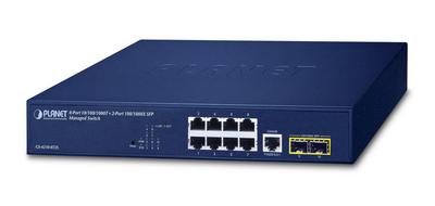 Planet Ipv4/Ipv6, 8-Port, Gs-4210-8T2S