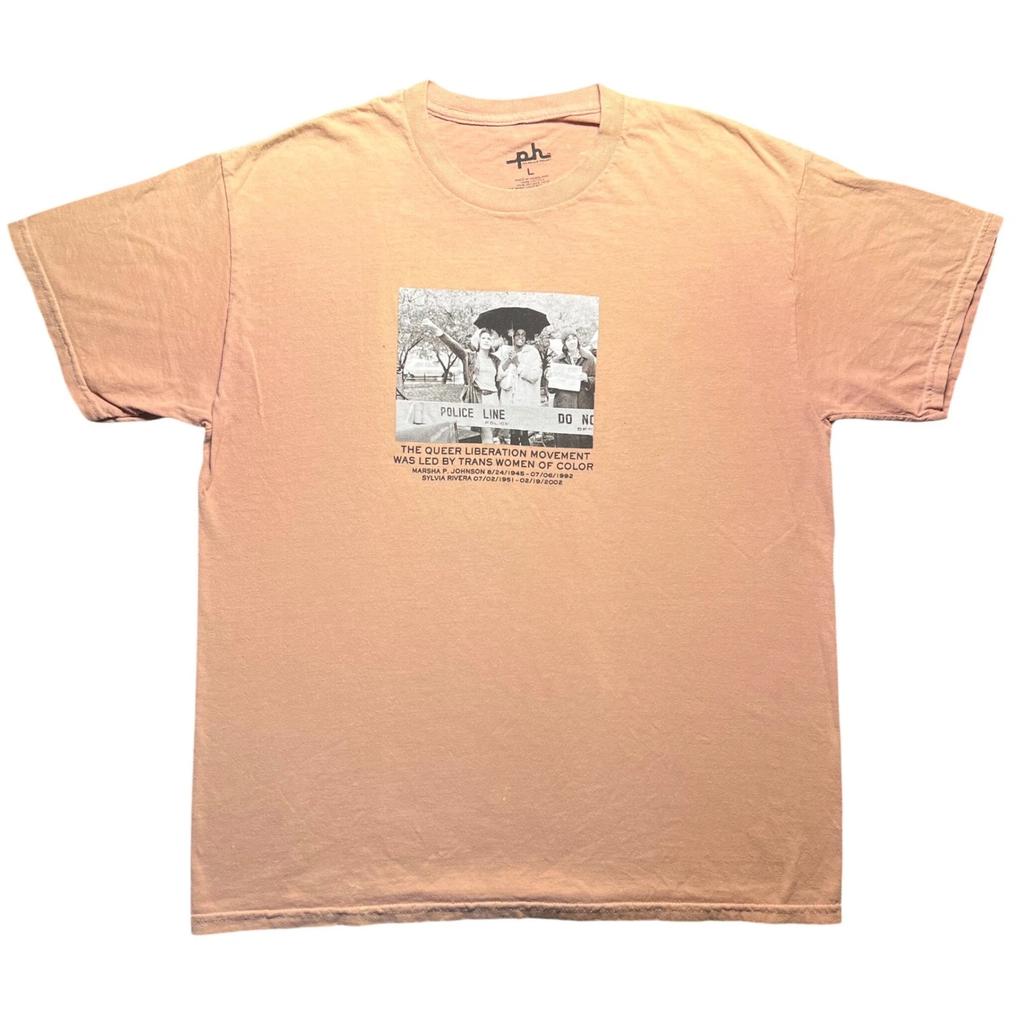 The Phluid Project Trans Women of Color Queer Liberation T Shirt Peach Mens L