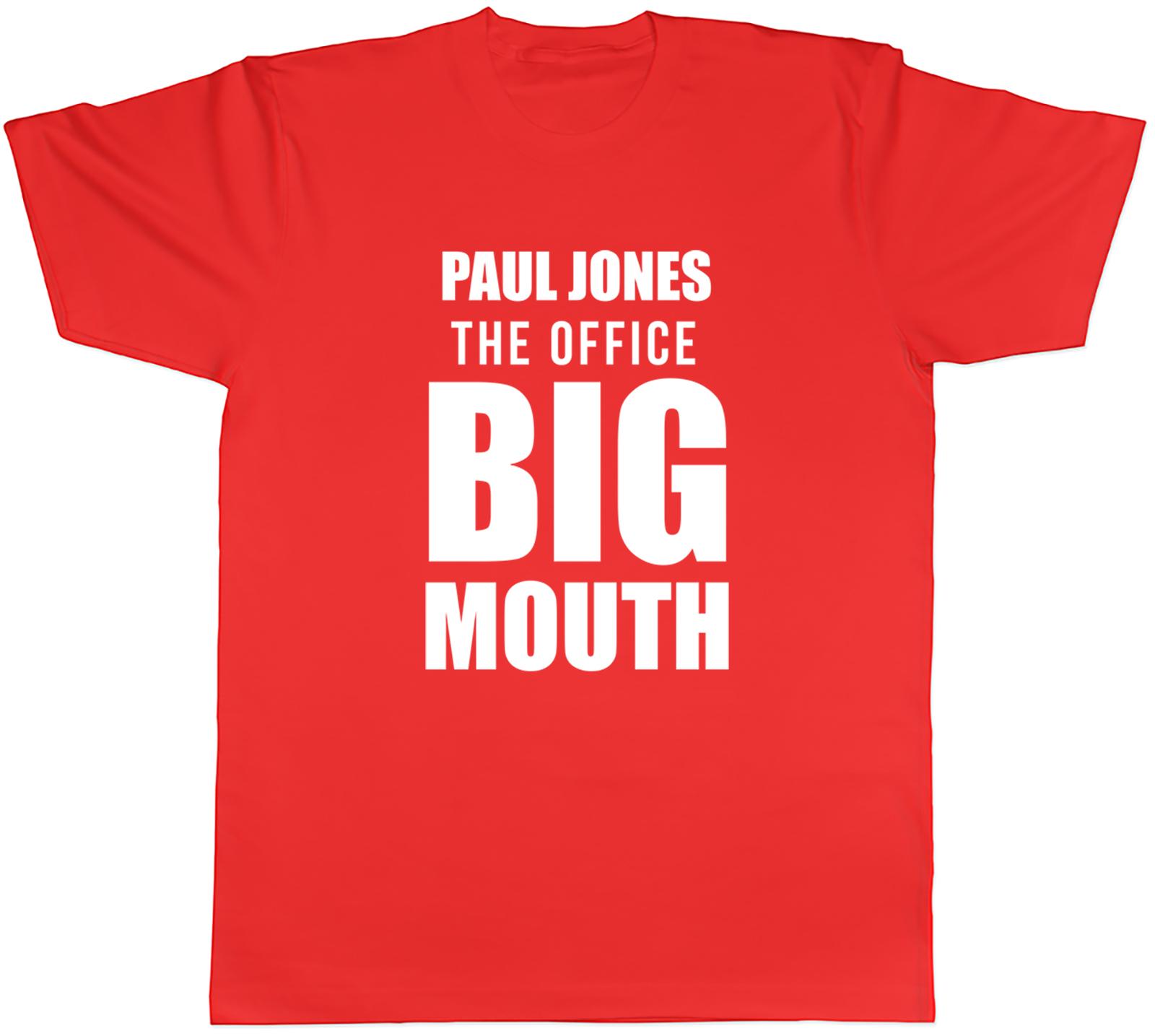 Personalised The Office Big Mouth Unisexs Unisex TShirt Tee S