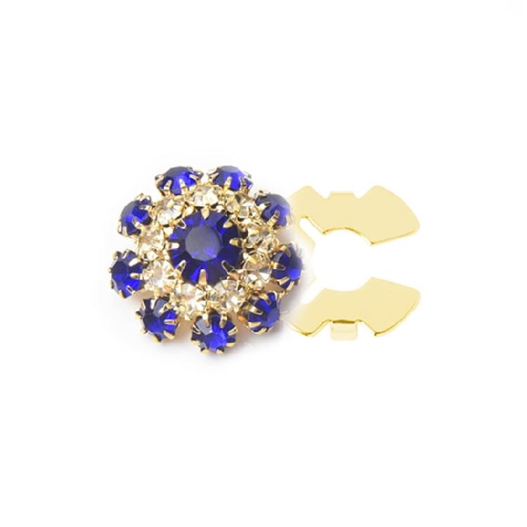 Rhinestones Button Cover Flower Button Cover Embellishment Button Decorative Button for Jewelry