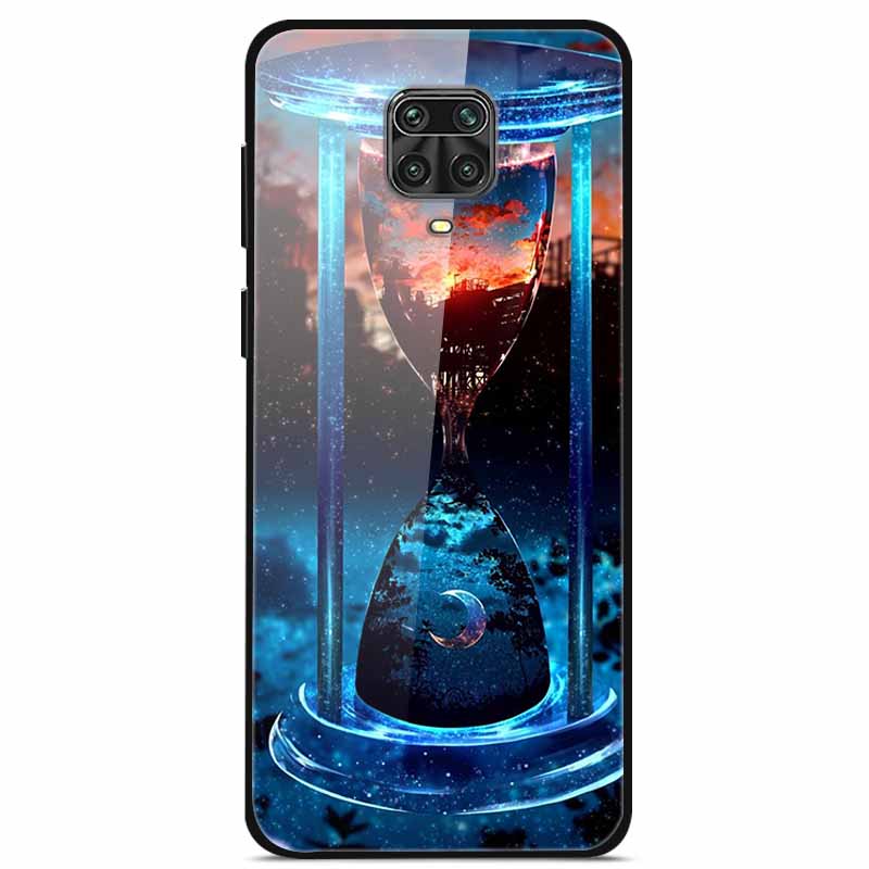 For Xiaomi Redmi Note 9 Pro Case Tempered Glass Hard Phone Back Cover for Redmi Note 9S 9 S Cases Hongmi Note9S Note9 9Pro Coque