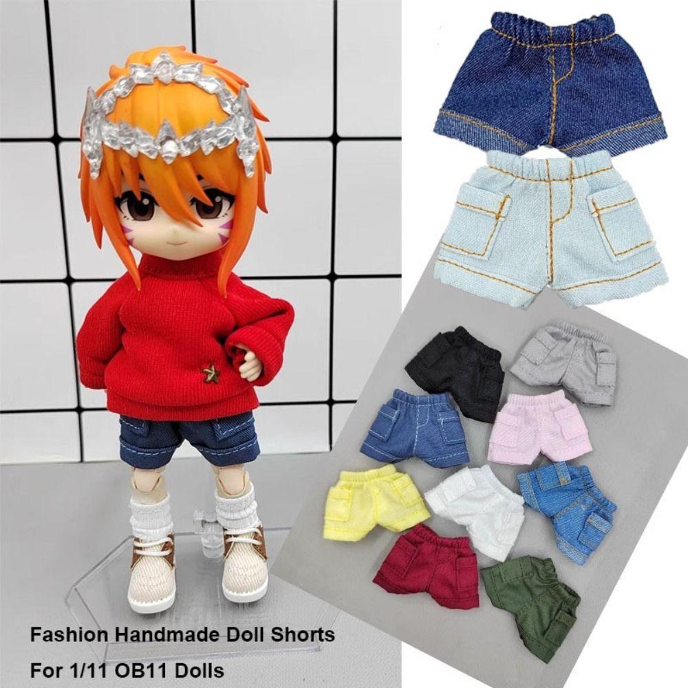 

10 Colors Doll Shorts Clothes for 1/11 OB11 Doll/For 1/12 BJD Dolls Doll Accessories 1