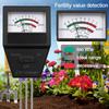 Boden-pH-Messgerät Bodenfruchtbarkeits-Tester Boden-Test-Kit Großartig für Haus- & Gartenpflanzen Pflege Rasen Bauernhof Innen- & Außenbereich