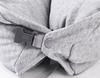 Particle U-Shaped Hooded Neck Pillow: Multi-functional, Light-Blocking, Breathable, for Airplane Nap & Lumbar Support