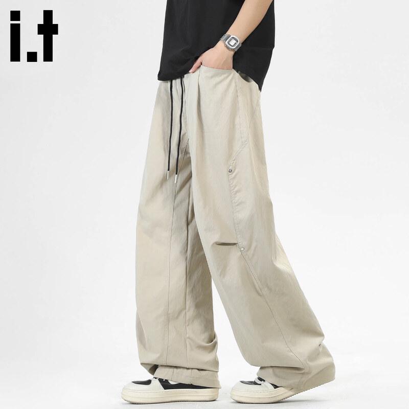 CHOCOOLATEit Men's Loose Fit Straight-Leg Cargo Pants