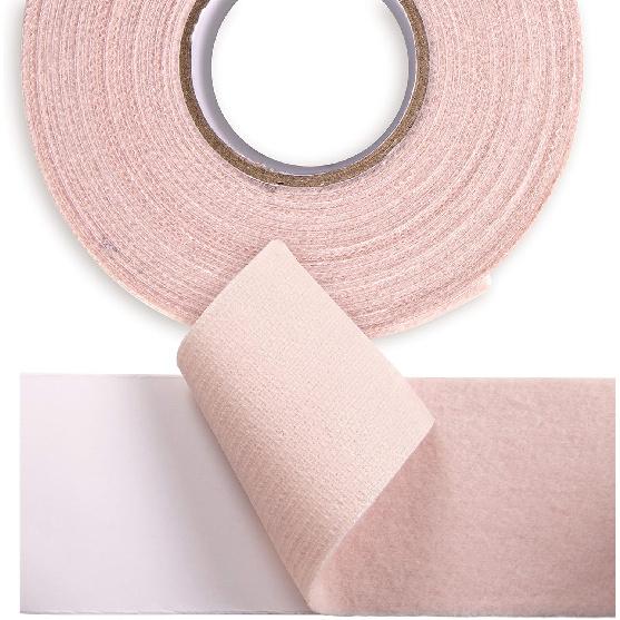 

Молескин для ног и волдырей - Лента для предотвращения волдырей - Прочный молескин (2-Pack), 2 рулона клейкой ленты; 100% хлопок, 2 на 15