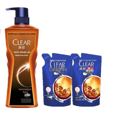 Clear Men Rainforest Fragrance Shower Gel & Shampoo Set