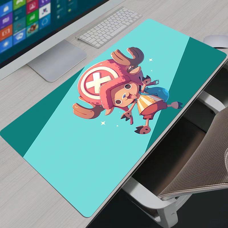 Large Mouse Pad Office Computer One Piece Tony Tony Chopper Desk Mat Table Keyboard Laptop Carpet Accessories Gaming Mousepad