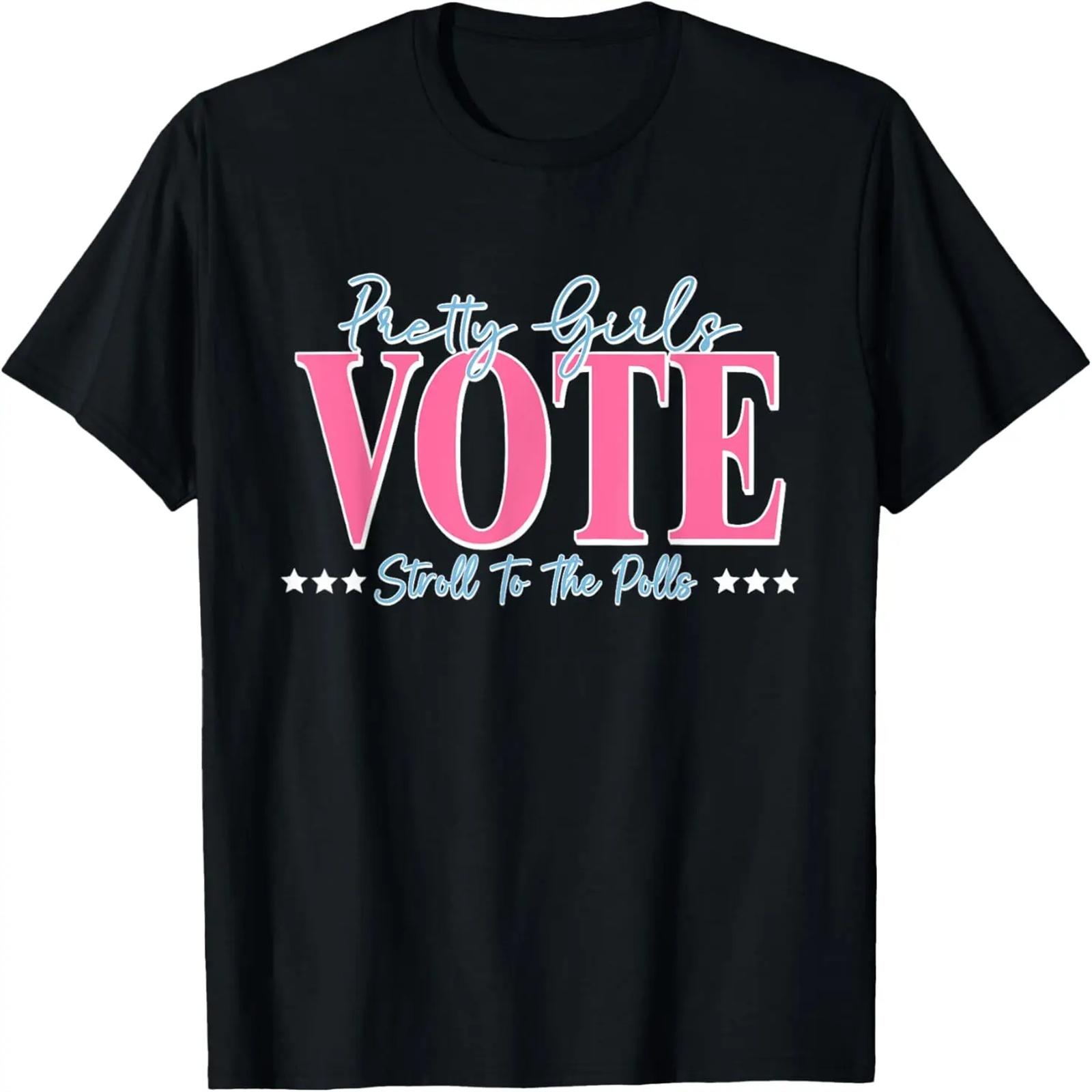 

Pretty Girls Vote Stroll To The Polls Voting T-Shirt XXXXXL чёрный