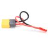 Cabo Adaptador XT60 Conector Macho para JST Plugue Macho 18AWG para Carregador de Bateria LiPo B6