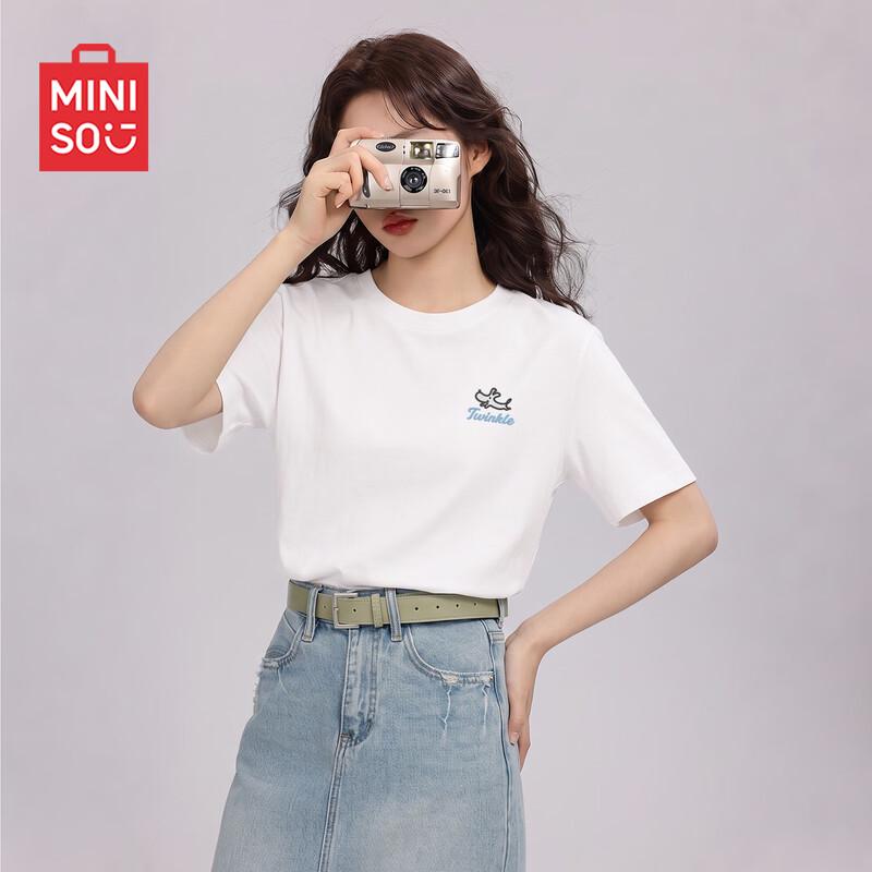 MINISO Women s 2026 New Summer Quick-Dry Loose Fit T-Shirt XL