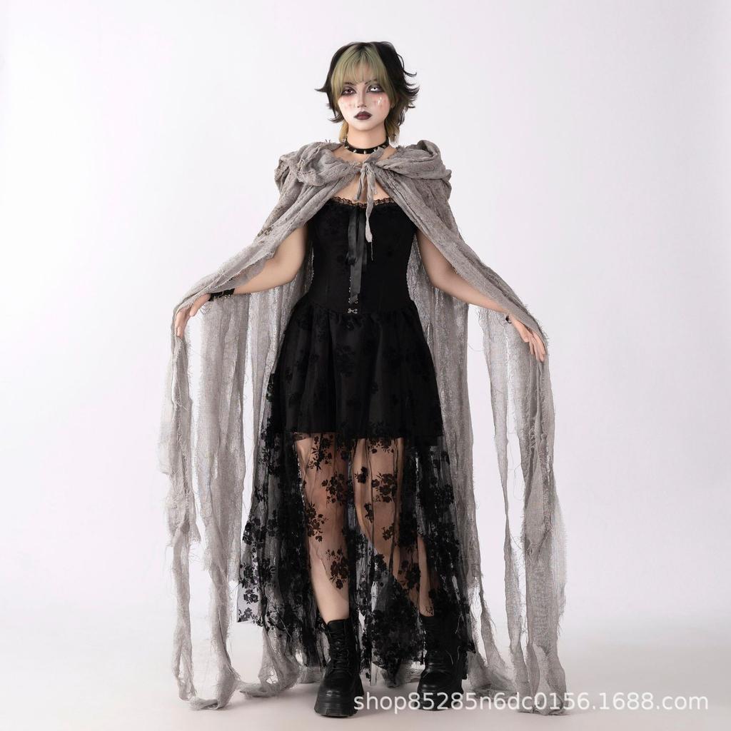 Witch Cloak Death Haunted Mansion Cosplay Costume