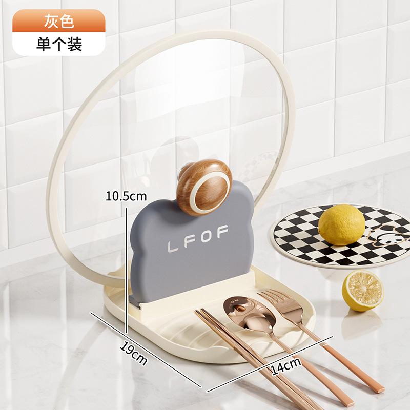

Multi Functional Kitchen Lid Holder Spoon Rack Organizer Stand for Countertop Storage Space Saving Kitchen Utensil Holder One Size