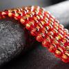 Agate Six-Character Mantra Engraved Glass Beaded Bracelet - DIY Jewelry Accessories.