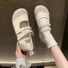 Fashion Retro Small Fragrant Mary Jane Shoes Women's Shoes Spring and Autumn 2025 New Inner Height Increase Boken Shoes Soft Sole Single Shoes