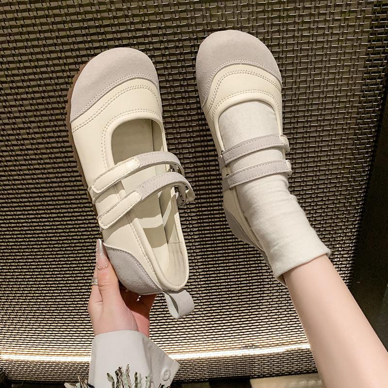 Fashion Retro Small Fragrant Mary Jane Shoes Women's Shoes Spring and Autumn 2025 New Inner Height Increase Boken Shoes Soft Sole Single Shoes