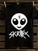 Skrillex Iconic Logo & Alien Face Graphic T-Shirt Mens Tshirt Womens Tshirts with Letters Print Short Sleeves T-Shirt Casual Street Tee Shirt Top