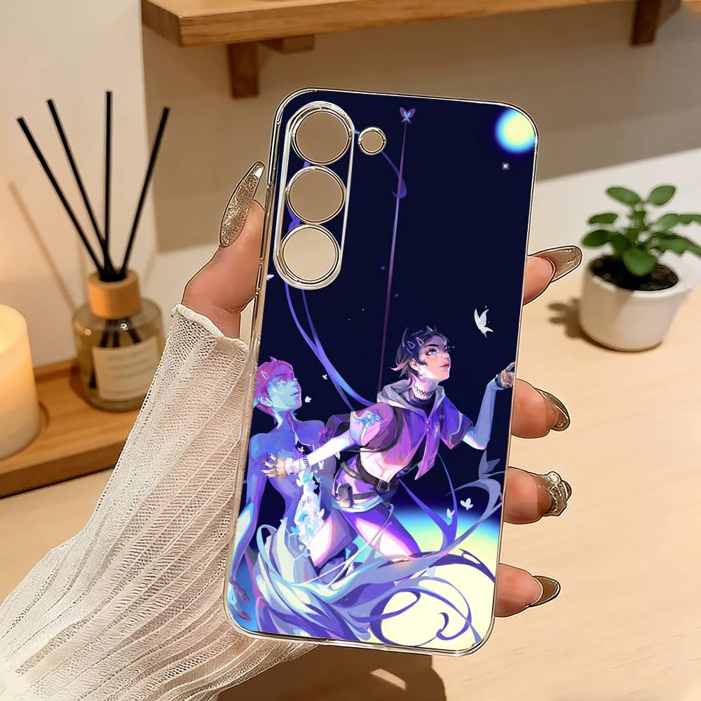 Clove V-Valorant-S Game Phone Case For Samsung A10 A12 A31 A40 A70 Transparent Cover Samsung a70
