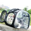 Cat Carrier Backpack Portable Large Capacity Foldable Breathable Handheld Space Capsule Transparent Bags for Outdoor