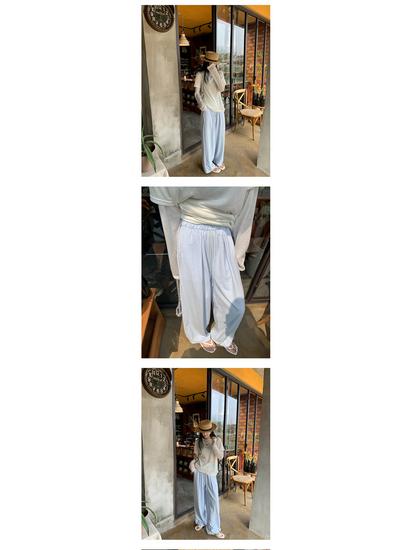 A7seven Spring-Summer High-Waisted Wide-Leg Pants